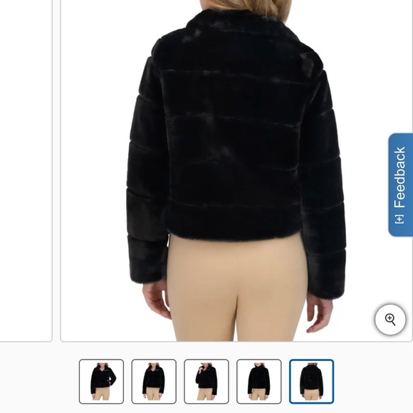 Karl Lagerfeld Black Teddy Jacket - Picture 5 of 5